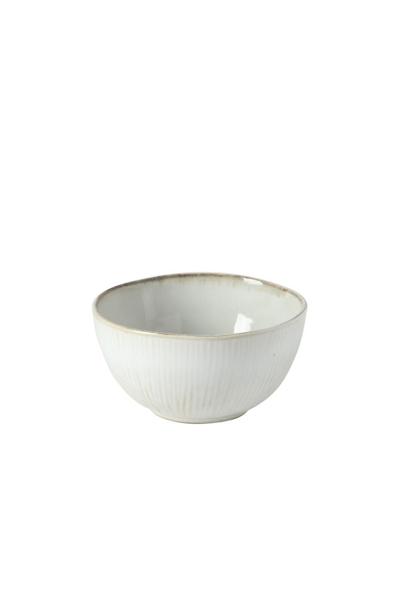 Dawson Mill 4-Piece Round Reactive Glaze Stoneware Nesting Bowl Set, Alternate, color, White