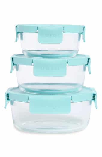 Glass Leak-Proof 6-Piece Glass Food Storage Set