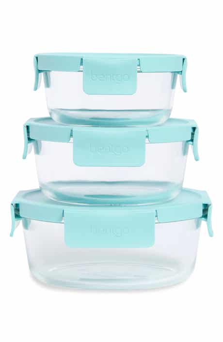 Glass Leak-Proof 6-Piece Glass Food Storage Set
