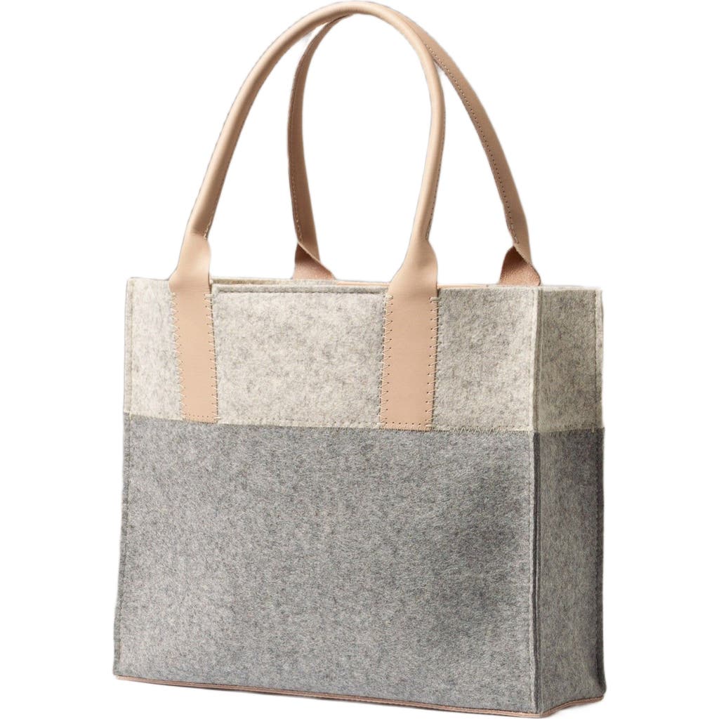 Graf & Lantz Graf Lantz Jaunt Merino Wool Midi Tote In Multi