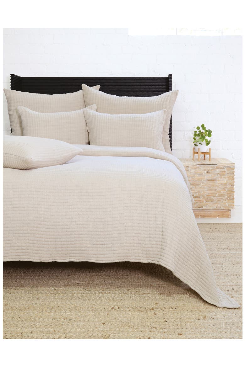 Vancouver Cotton Gauze Coverlet, Alternate, color, NATURAL
