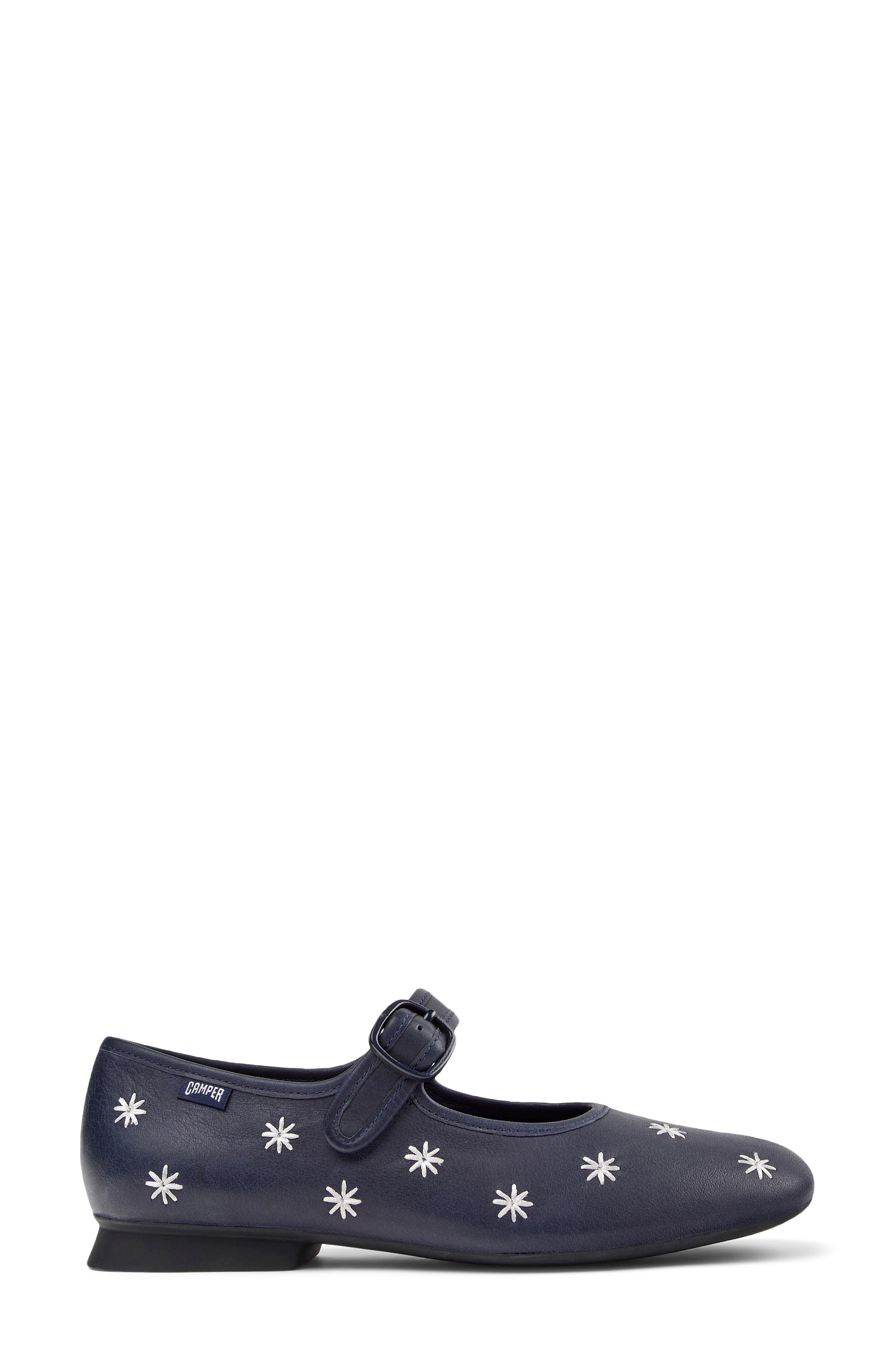 Casi Myra Mary Jane Flat, Alternate, color, DARK BLUE