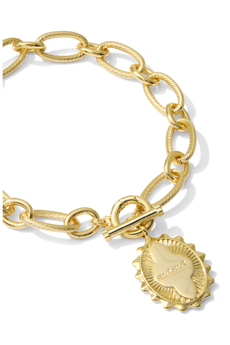 Mama Charm Bracelet, Alternate, color, GOLD METAL