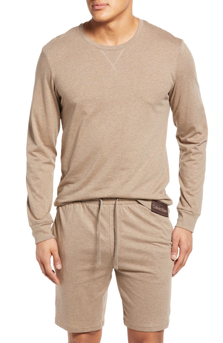 Calvin Klein Men's Cotton & Lyocell Pajama T-Shirt, Main, color, 