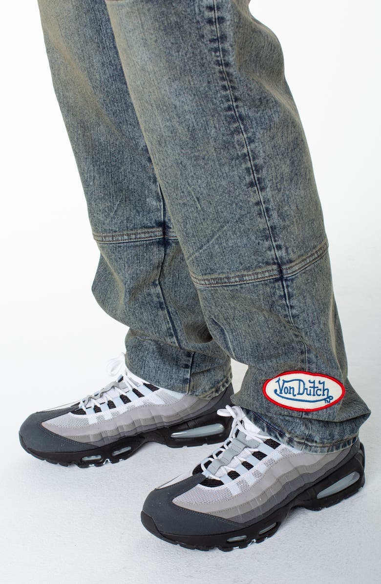 Von Dutch Acid Straight Leg Angel Jean, Alternate, color, Hazestone