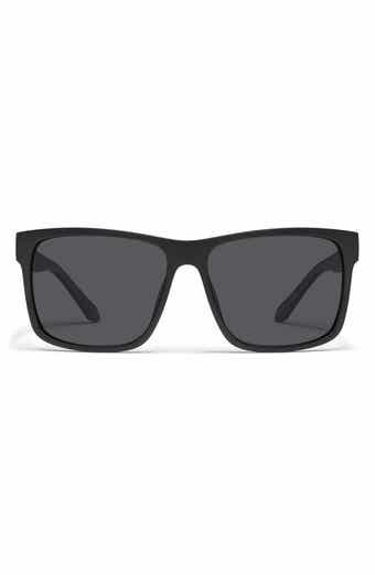 QUAY Thrill Ride 63mm Polarized Square Sunglasses