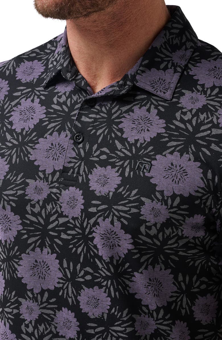 Not Happening Floral Piqué Polo
