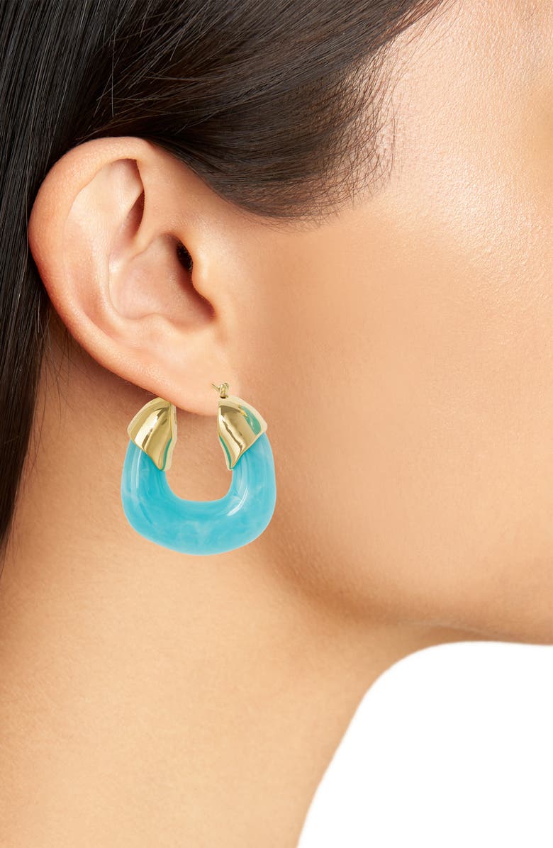 Lizzie Fortunato Organic Hoop Earrings, Alternate, color, 