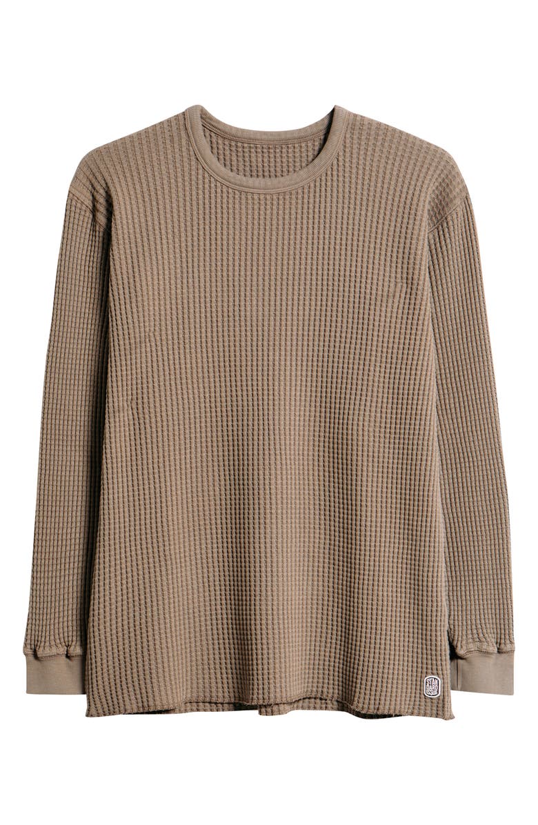 STANDARD ISSUE Thermal Knit Long Sleeve T-Shirt, Alternate, color, Suede
