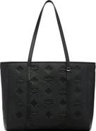 MCM Medium Toni Top-Zip Shopper in Maxi Monogram Leather