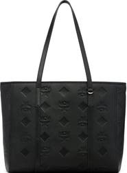MCM Medium Toni Top-Zip Shopper in Maxi Monogram Leather