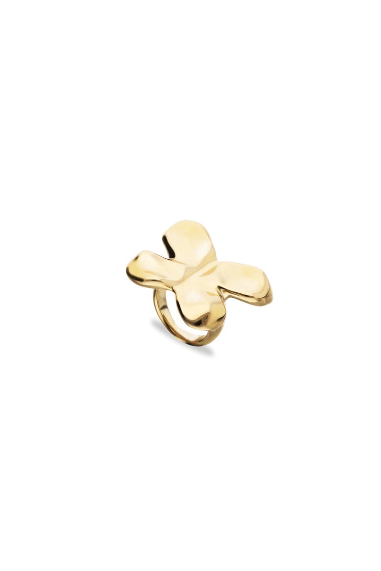 Butterfly Ring in Gold-Tone, Alternate, color, Gold