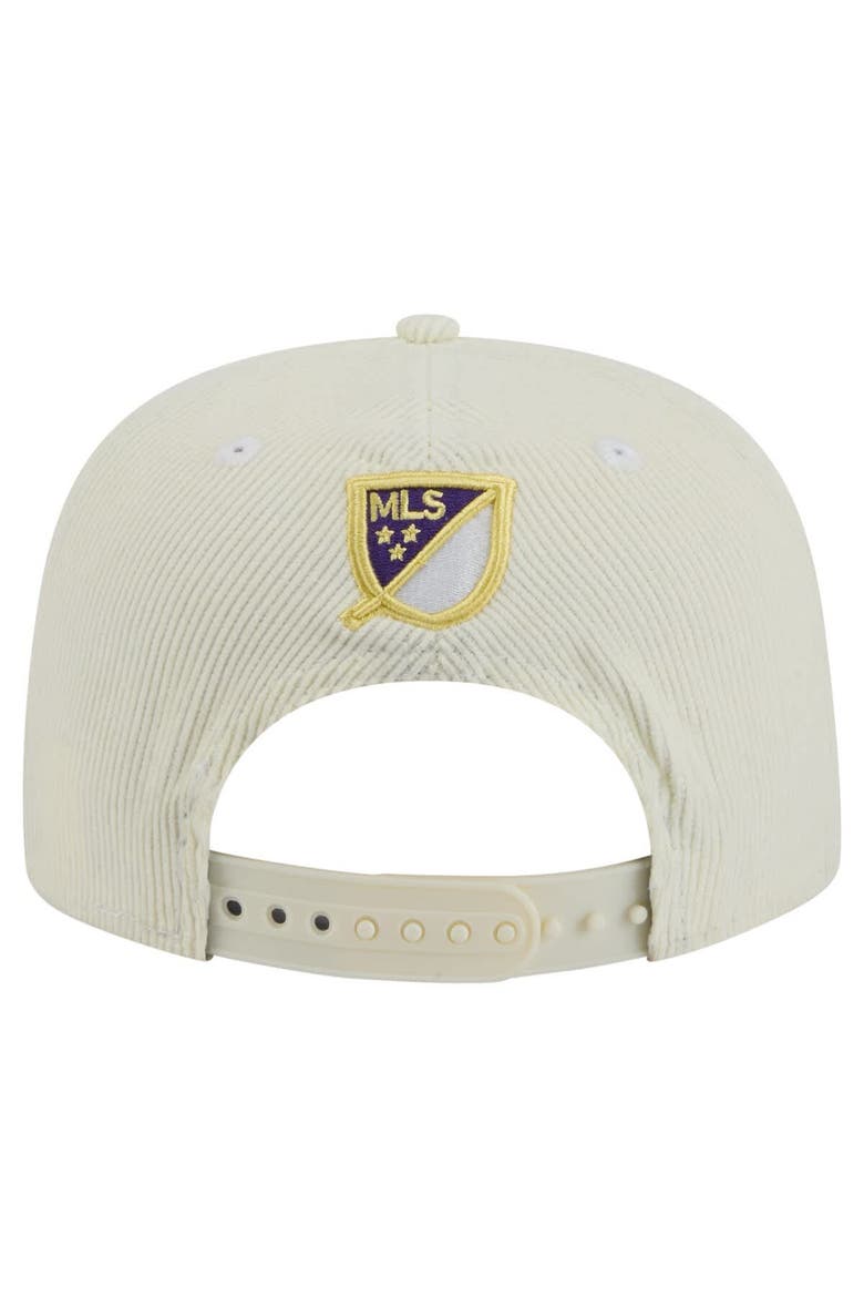 Men's New Era  Cream Orlando City SC 2025 Kickoff Snapback Golfer Hat, Alternate, color, Cream