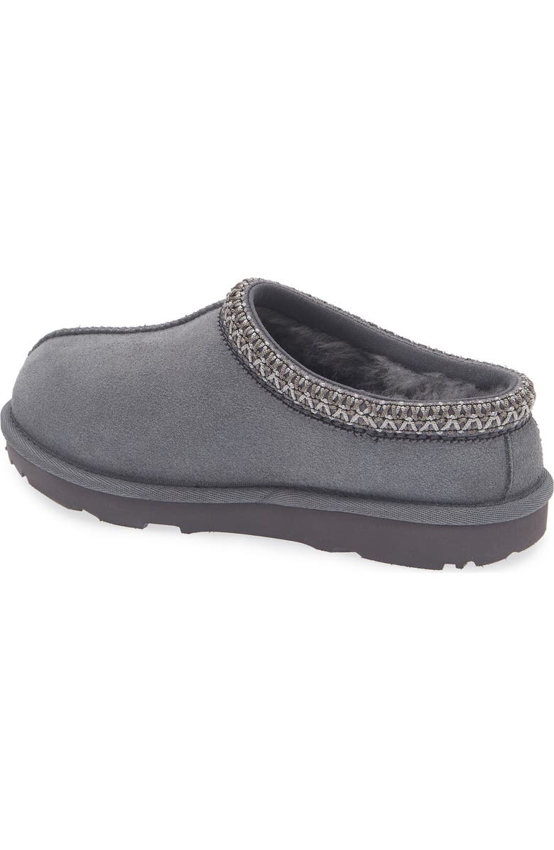 UGG<sup>®</sup> Kids' Tasman II Embroidered Slipper, Alternate, color, Obsidian