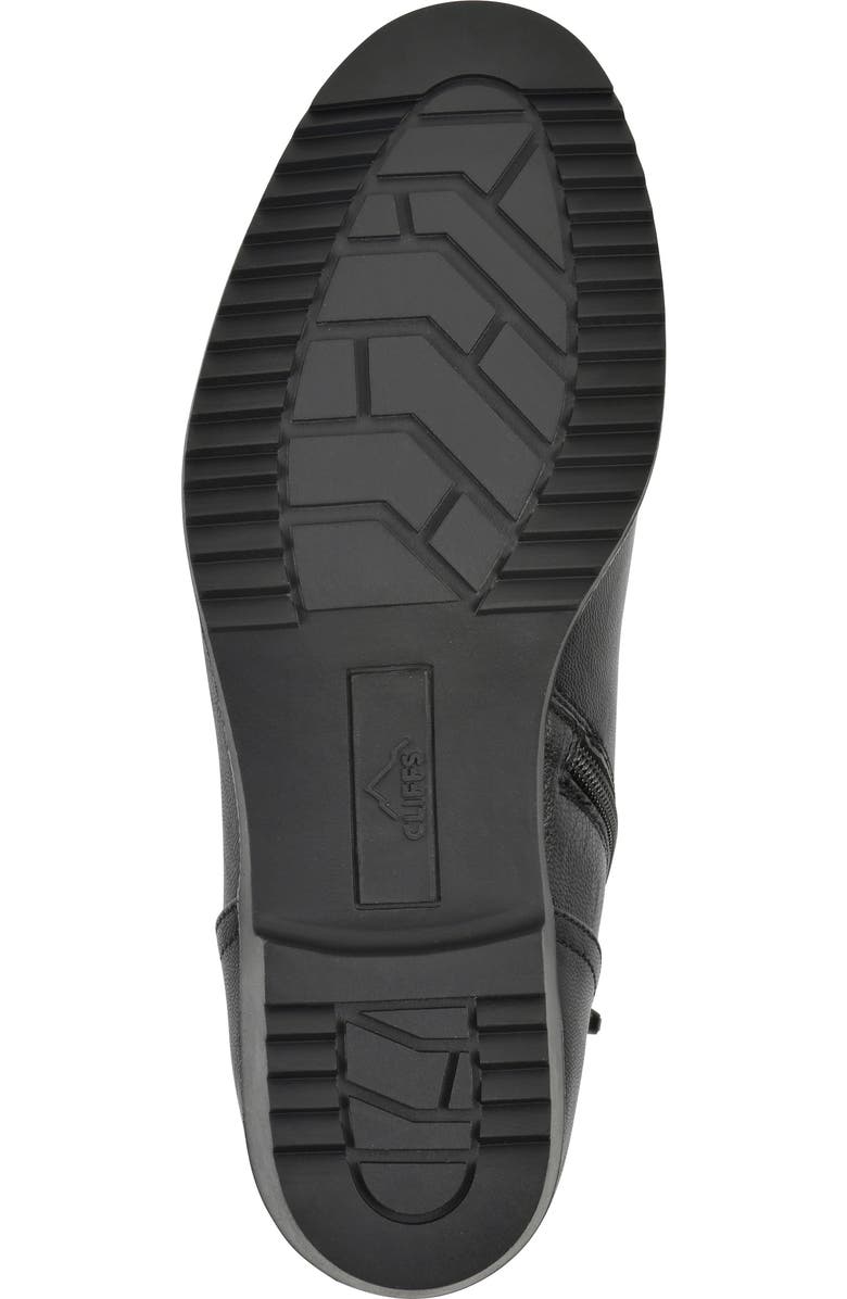 CLIFFS BY WHITE MOUNTAIN Durbon Scrunch Boot - Wide Width, Alternate, color, Black Smooth