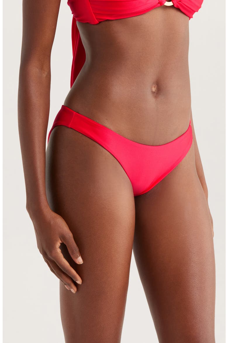 Minimalist Bikini Bottoms, Alternate, color, CHERRY CRUSH