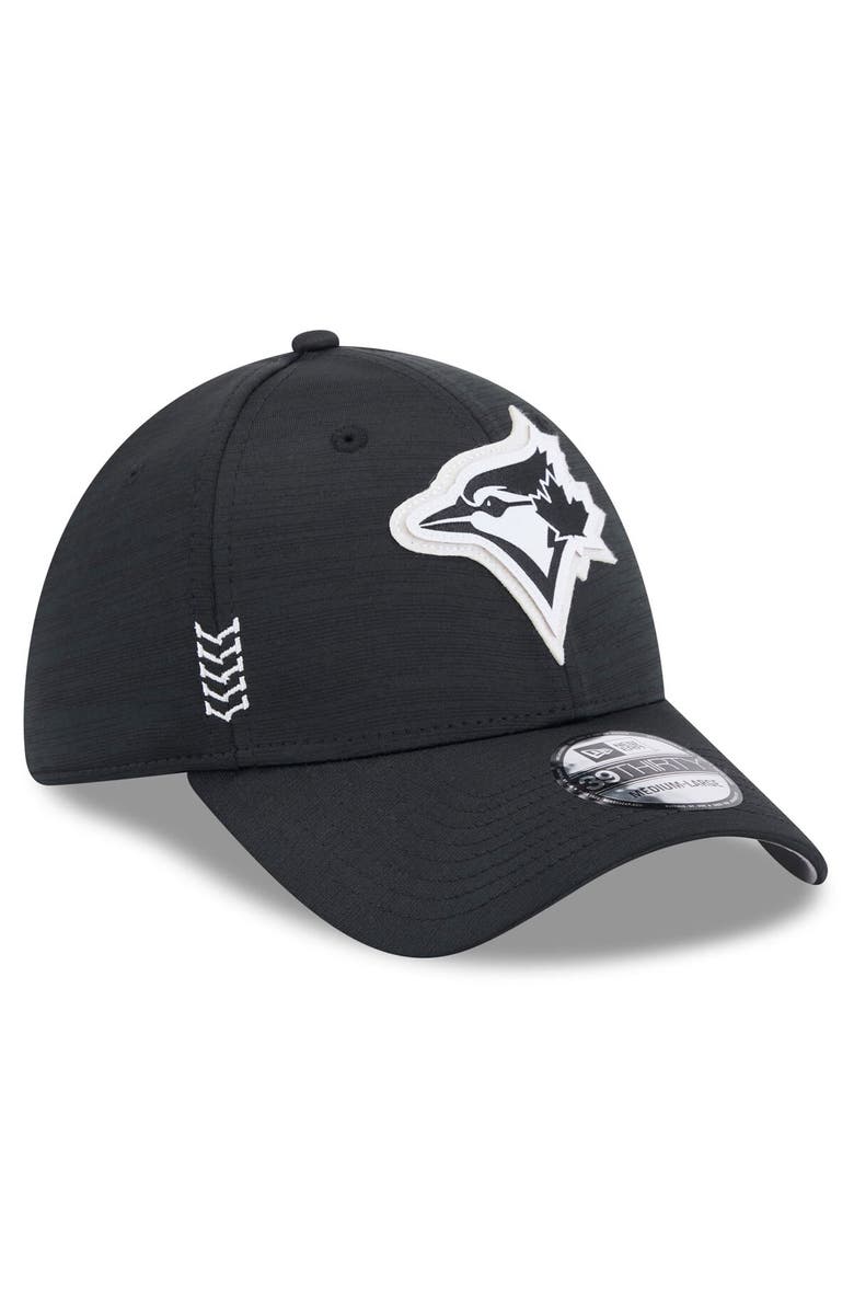 New Era Men's New Era  Black Toronto Blue Jays 2024 Clubhouse 39THIRTY Flex Fit Hat, Alternate, color, 
