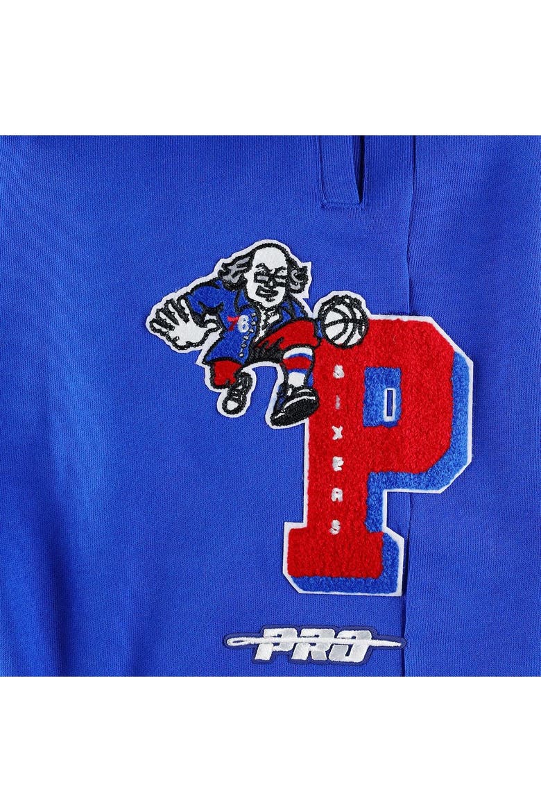 Men's Pro Standard Royal Philadelphia 76ers Mash Up Capsule Sweatpants, Alternate, color, Royal
