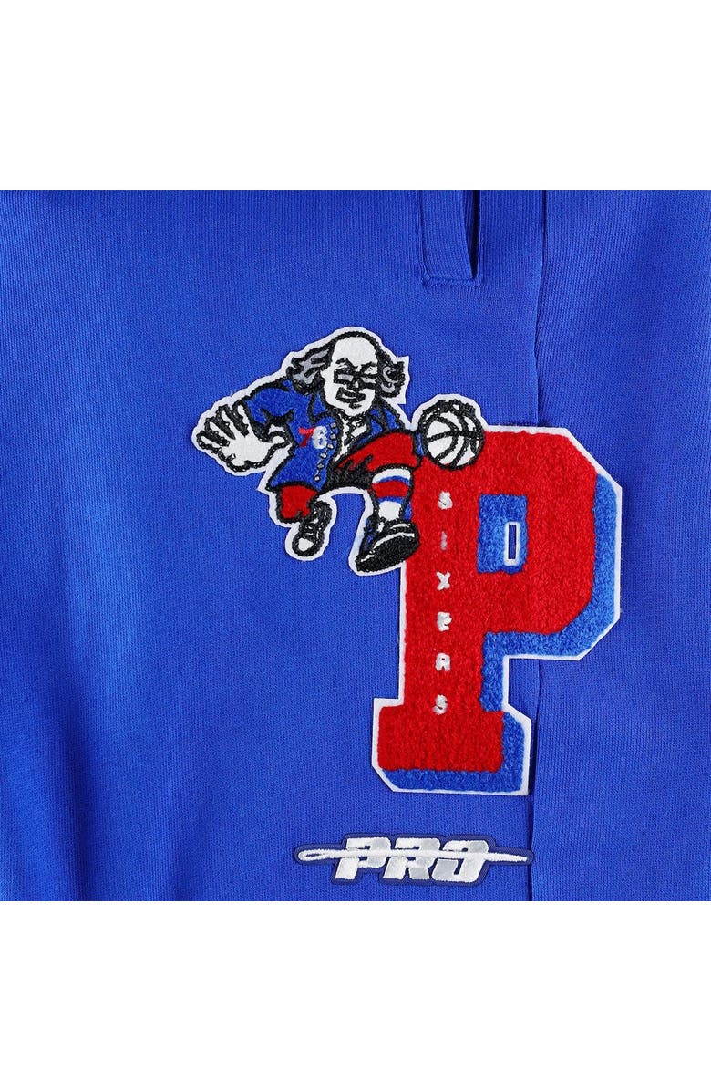 PRO STANDARD Men's Pro Standard Royal Philadelphia 76ers Mash Up Capsule Sweatpants, Alternate, color, Royal