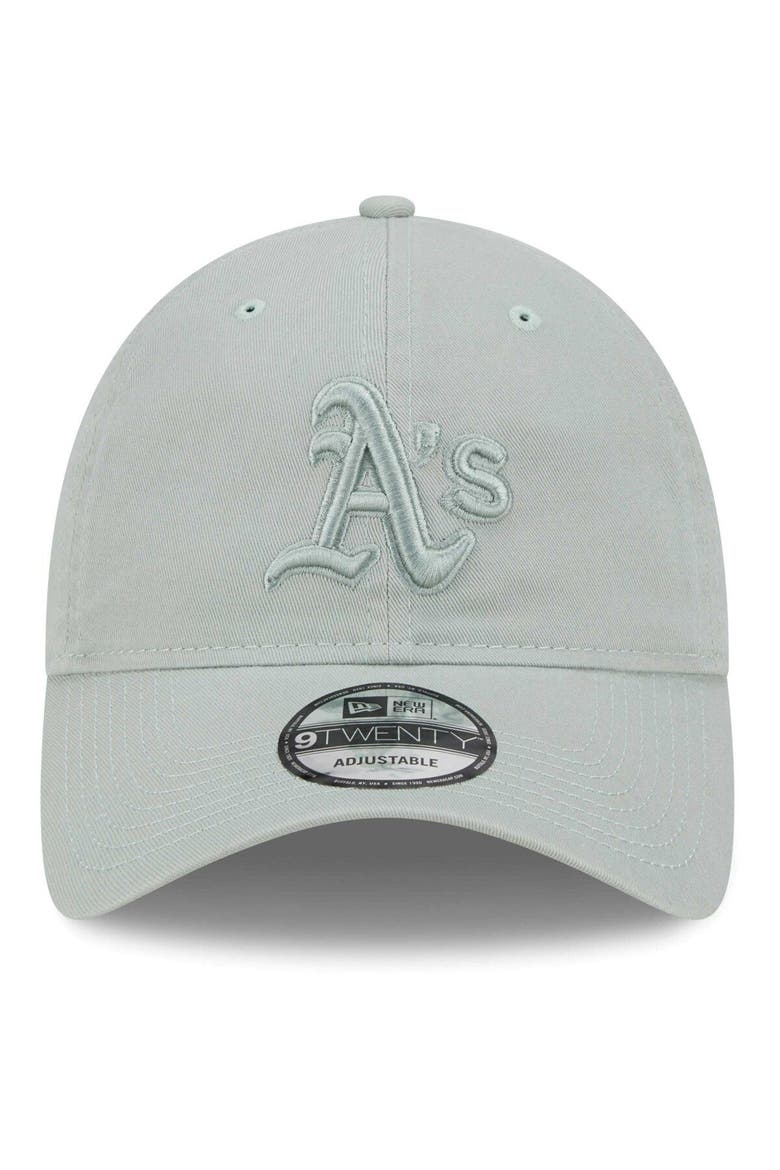 Men's New Era Green Oakland Athletics Color Pack 9TWENTY Adjustable Hat, Alternate, color, Green