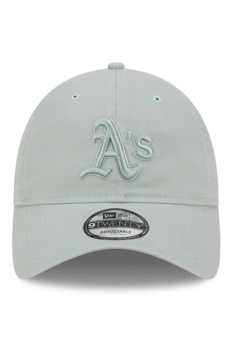 New Era Men's New Era Green Oakland Athletics Color Pack 9TWENTY Adjustable Hat, Alternate, color,