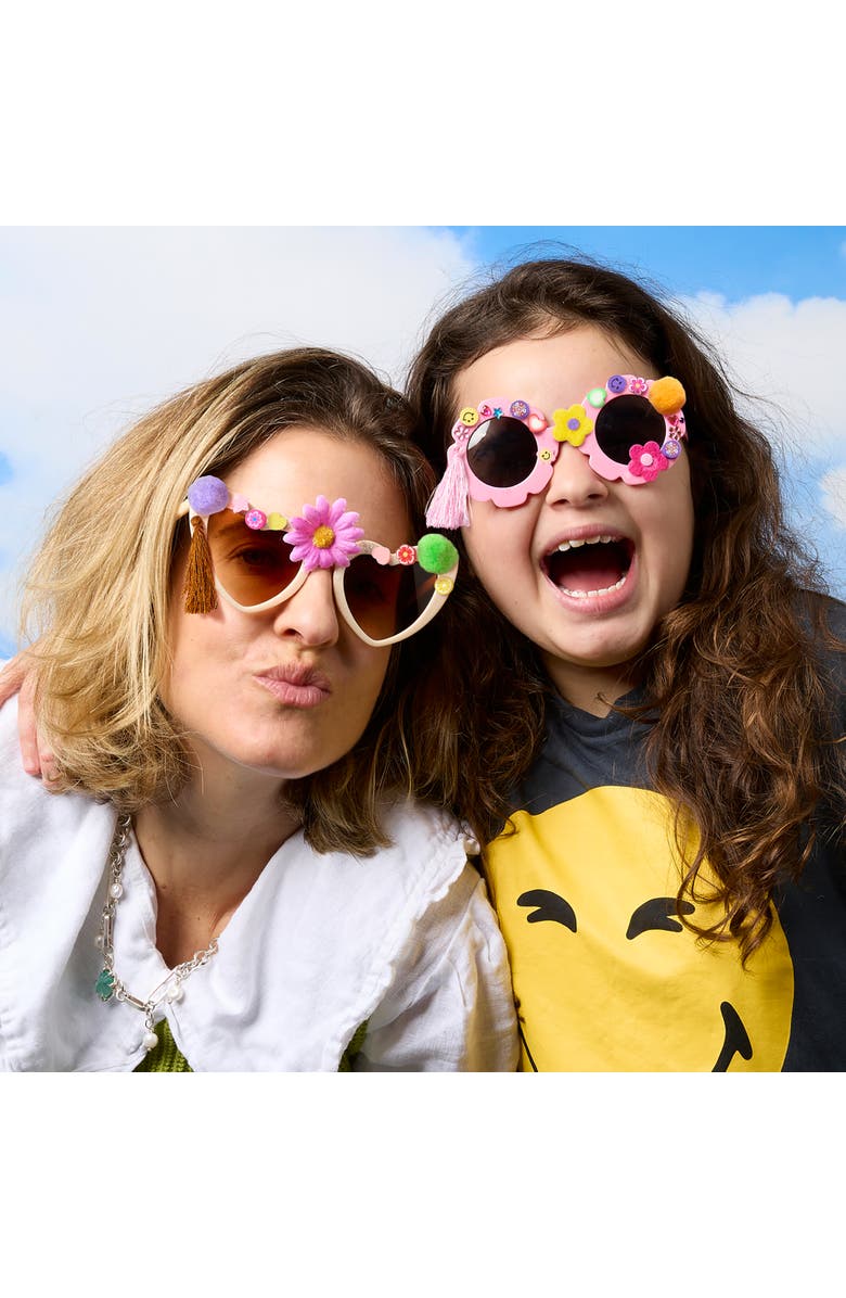 Journey of Something Decorate Your Own Sunglasses, Flower Eyewear, Craft Kit, Alternate, color, Multicolored