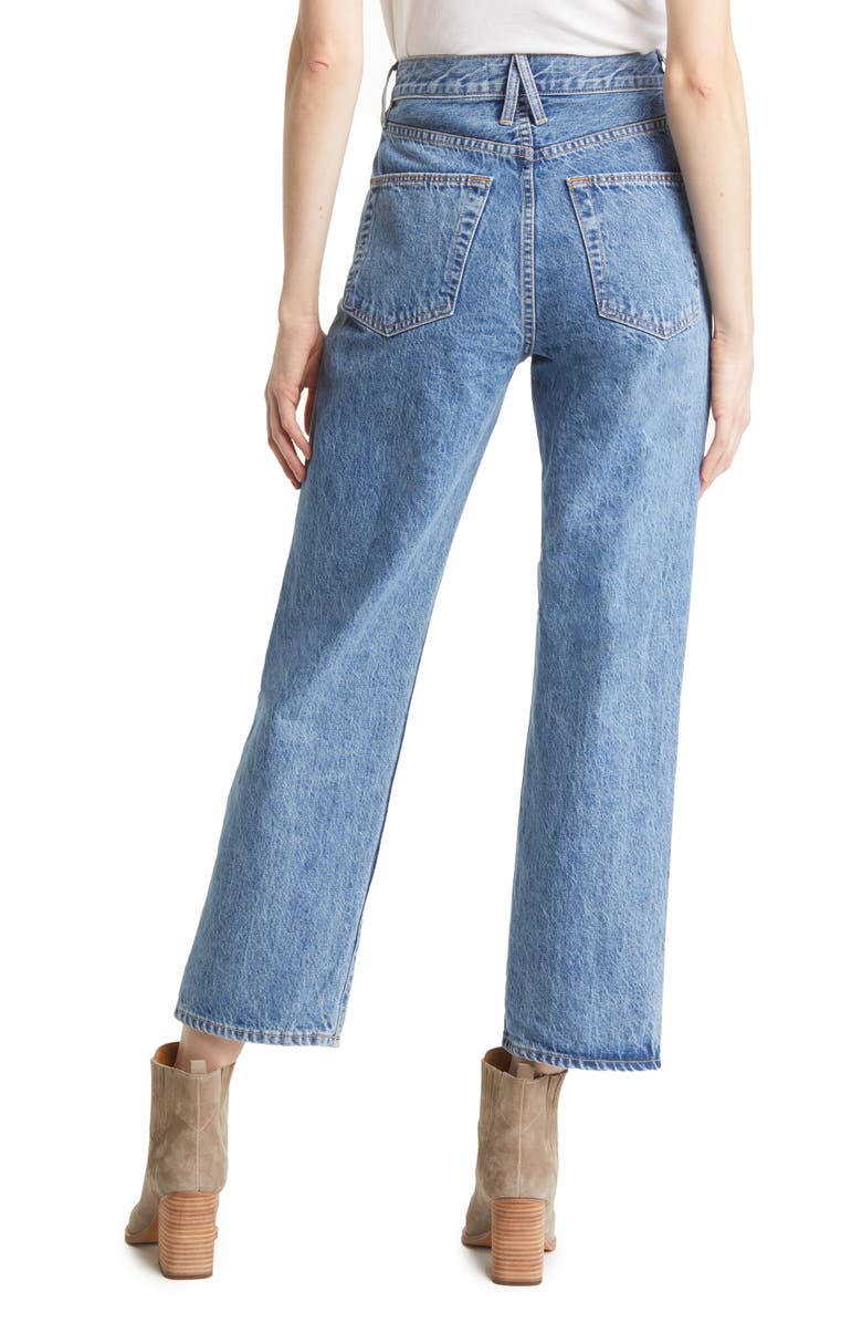 SLVRLAKE London High Waist Crop Bootcut Jeans, Alternate, color,