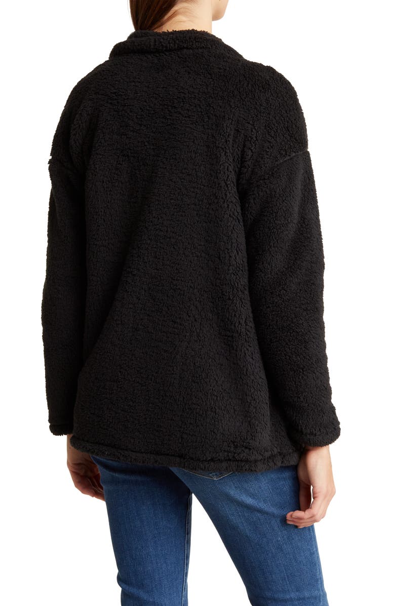 Lucky Brand Faux Shearling Cardigan, Alternate, color,