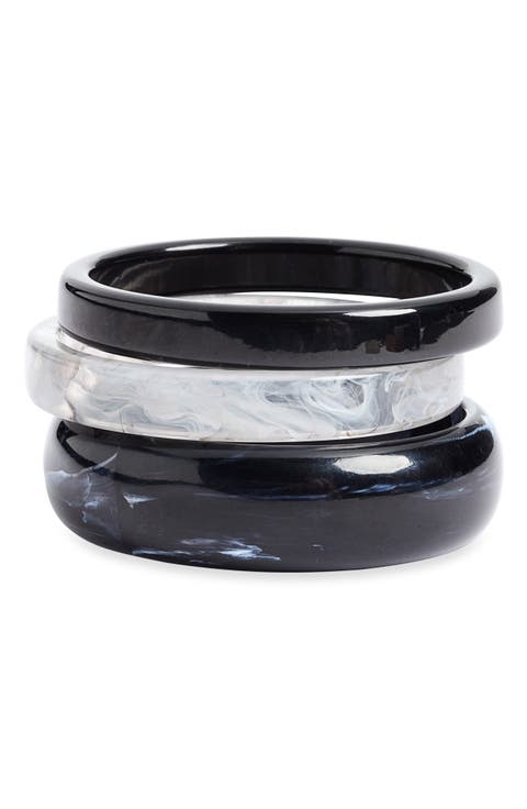 Set of 3 Resin Bangles