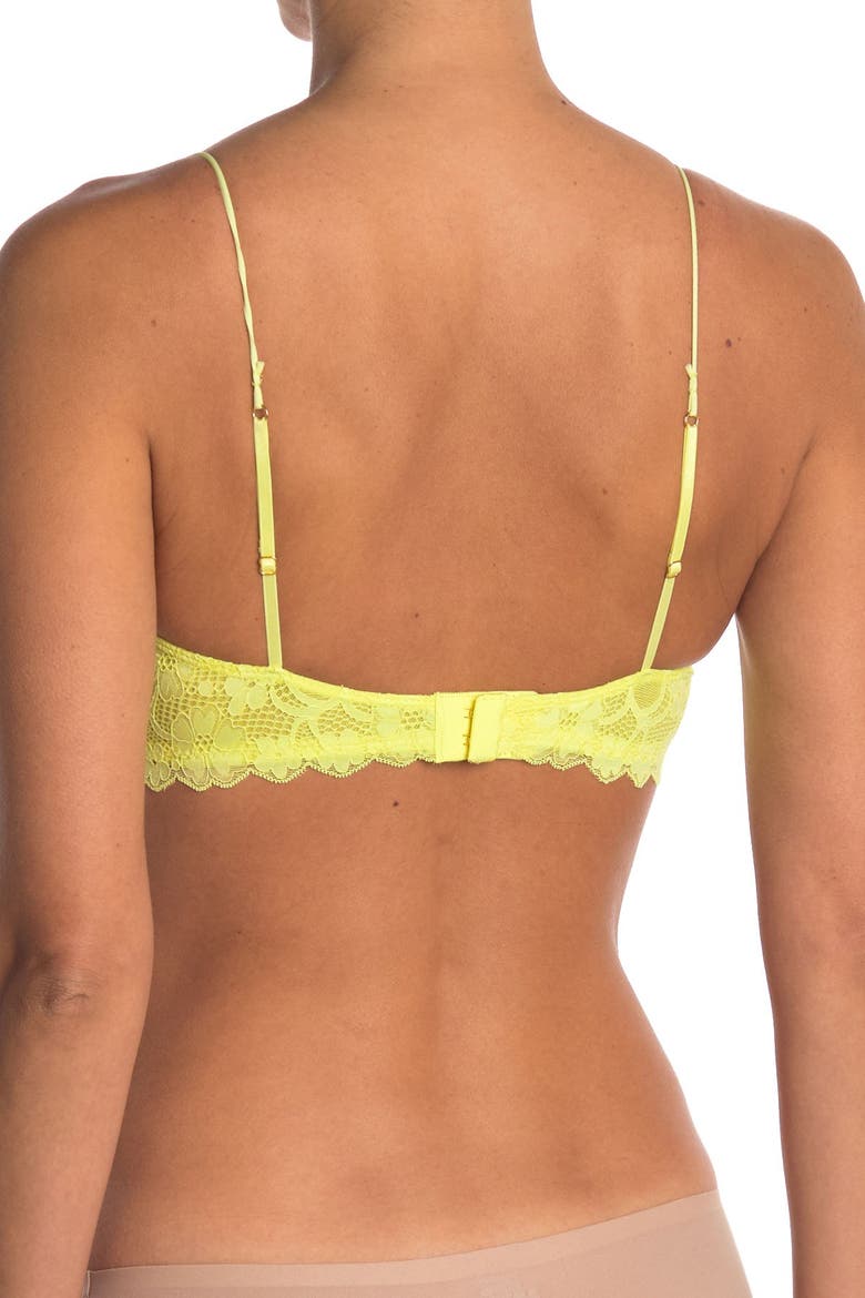 Intimates 'Camellia' Lace Bralette, Alternate, color, CACTUS FLOWER
