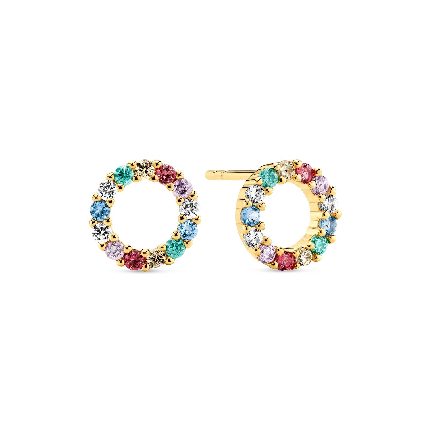 18k Gold Plated / Rainbow
