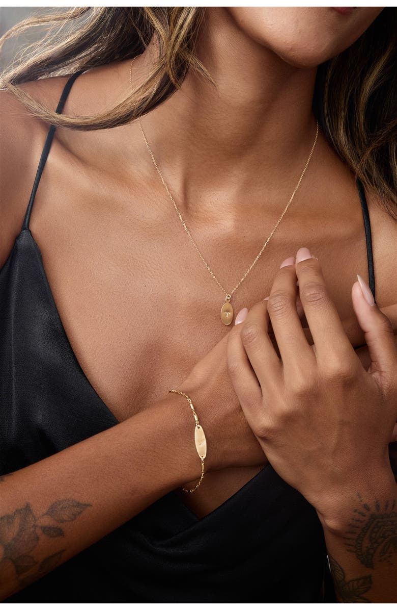 Set & Stones Zodiac Sign ID Bracelet, Alternate, color, Aquarius