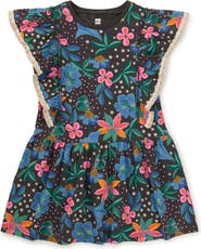 Tea Collection Crochet Trim Ruffle Dress