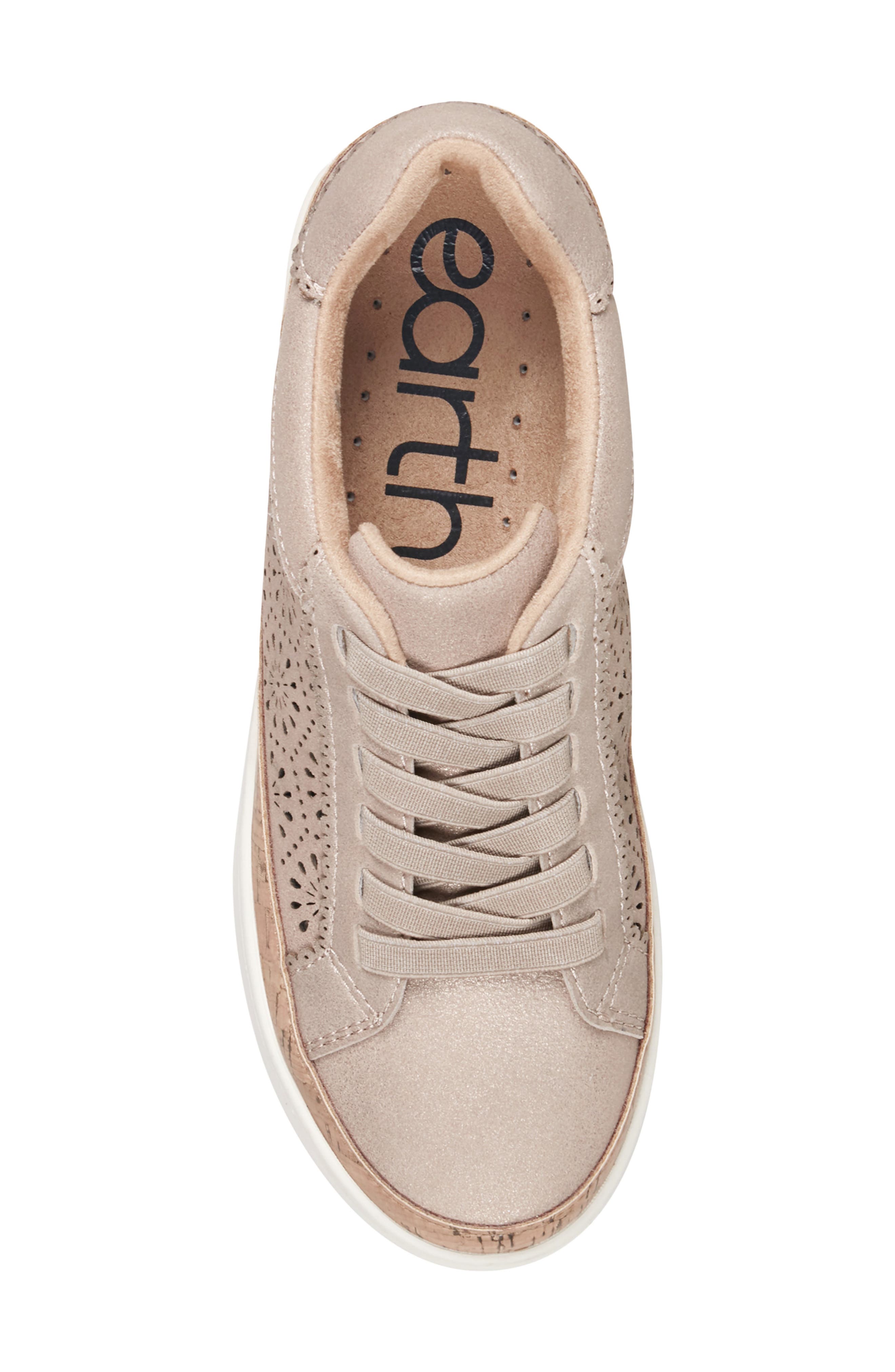 Kristal Laser Cut Platform Sneaker, Alternate, color, BRONZE FLECKS