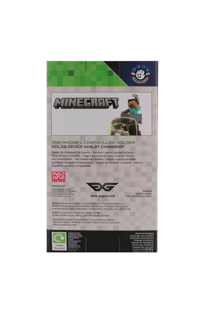 Exquisite Gaming Minecraft Steve Cable Guys, Alternate, color, 