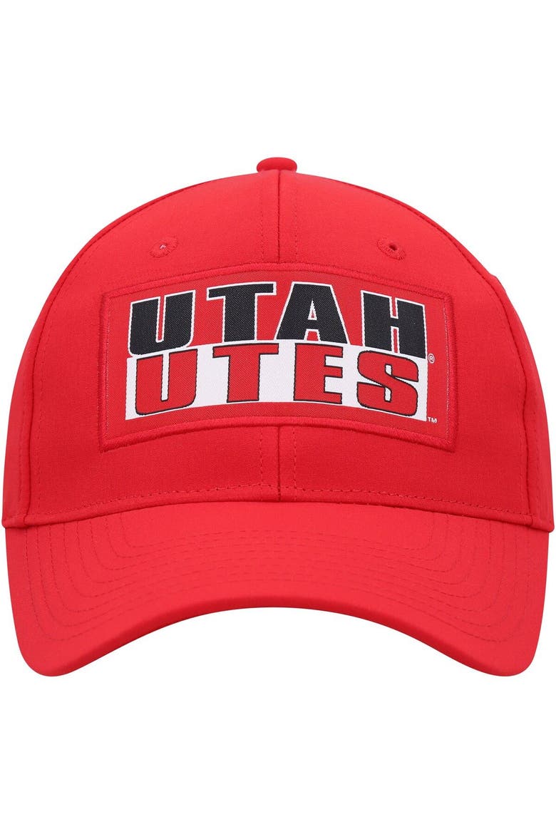 Men's Colosseum  Red Utah Utes Positraction Snapback Hat, Alternate, color, Red