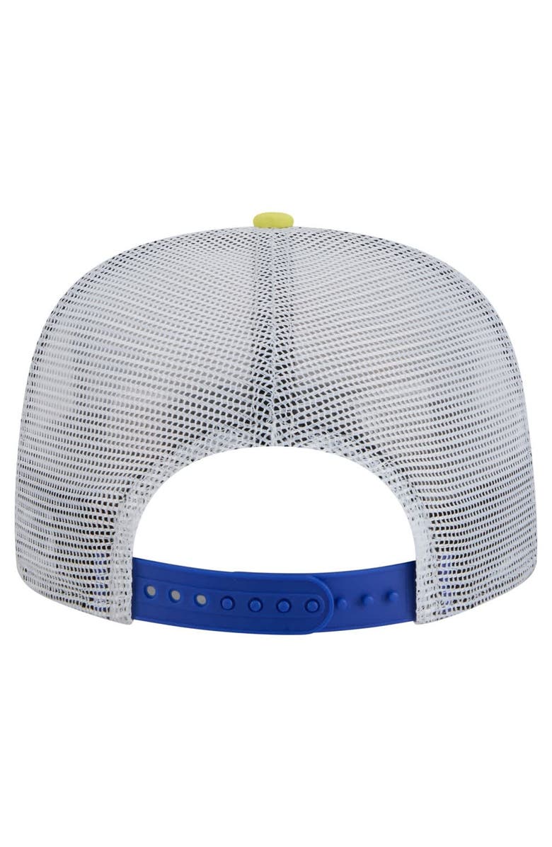 New Era Men's New Era Gold/Royal Los Angeles Rams Throwback Dye Golfer Snapback Hat, Alternate, color, Gold