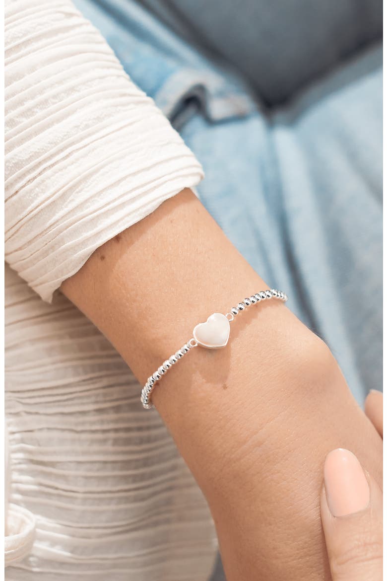A Little 'Marvelous Mom' Bracelet, Alternate, color, Metallic Silver