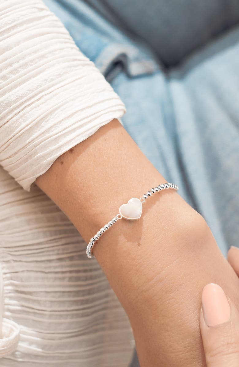 A Littles & Co A Little 'Marvelous Mom' Bracelet, Alternate, color, Metallic Silver