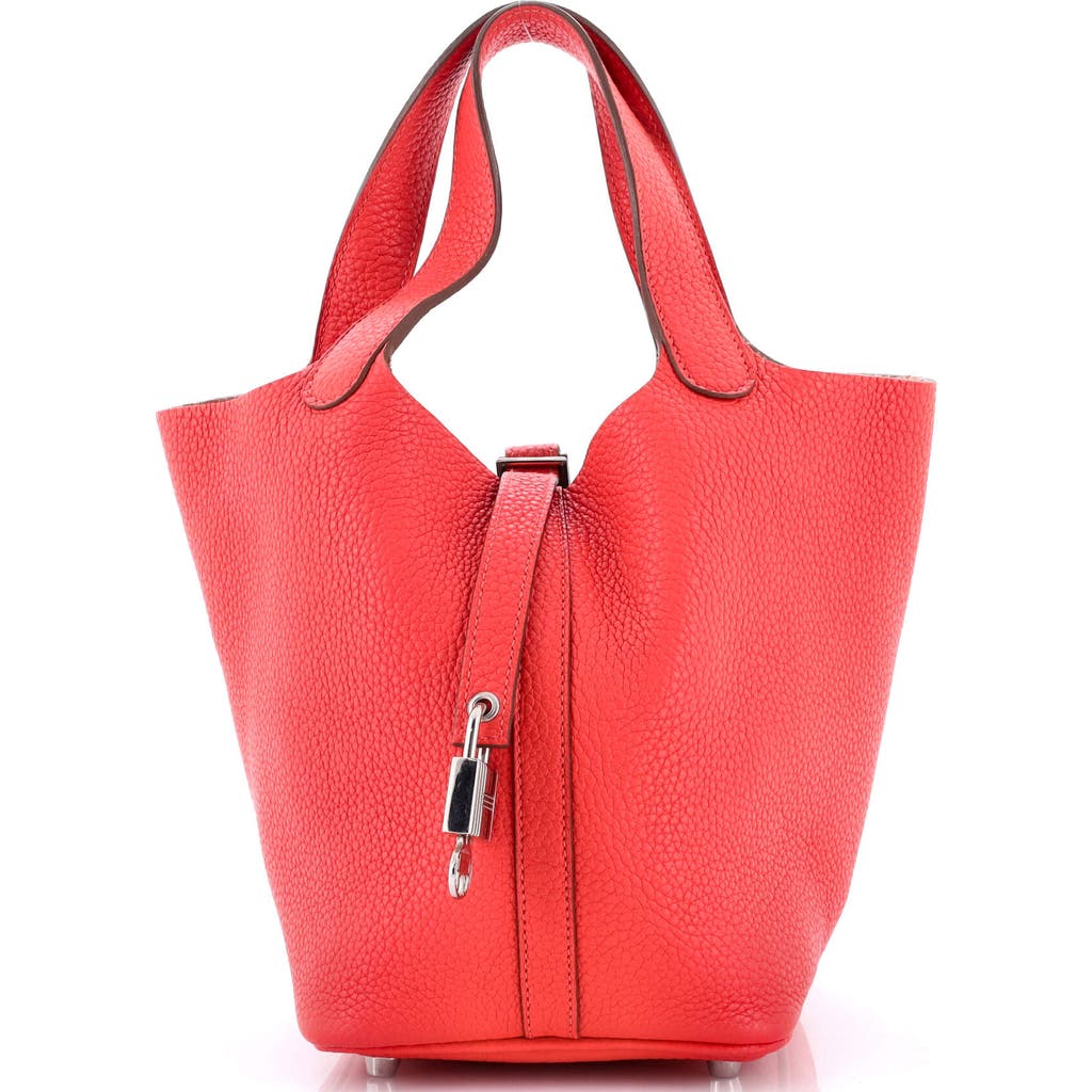 Pre-owned Hermes Hermes Picotin Lock Bag Clemence Pm