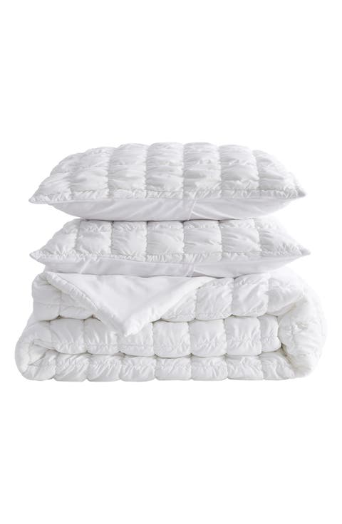 Puff Textured Quilt Set