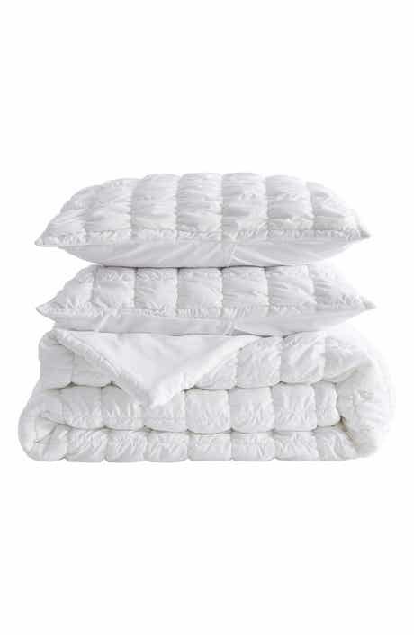 Woven & Weft Puff Textured Quilt Set