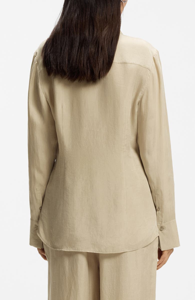 BOSS Beruta Button-Up Shirt, Alternate, color, Pumice