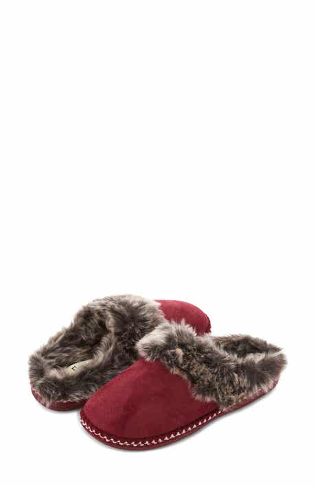 FLOOPI Indoor/Outdoor Faux Fur Lined Slipper