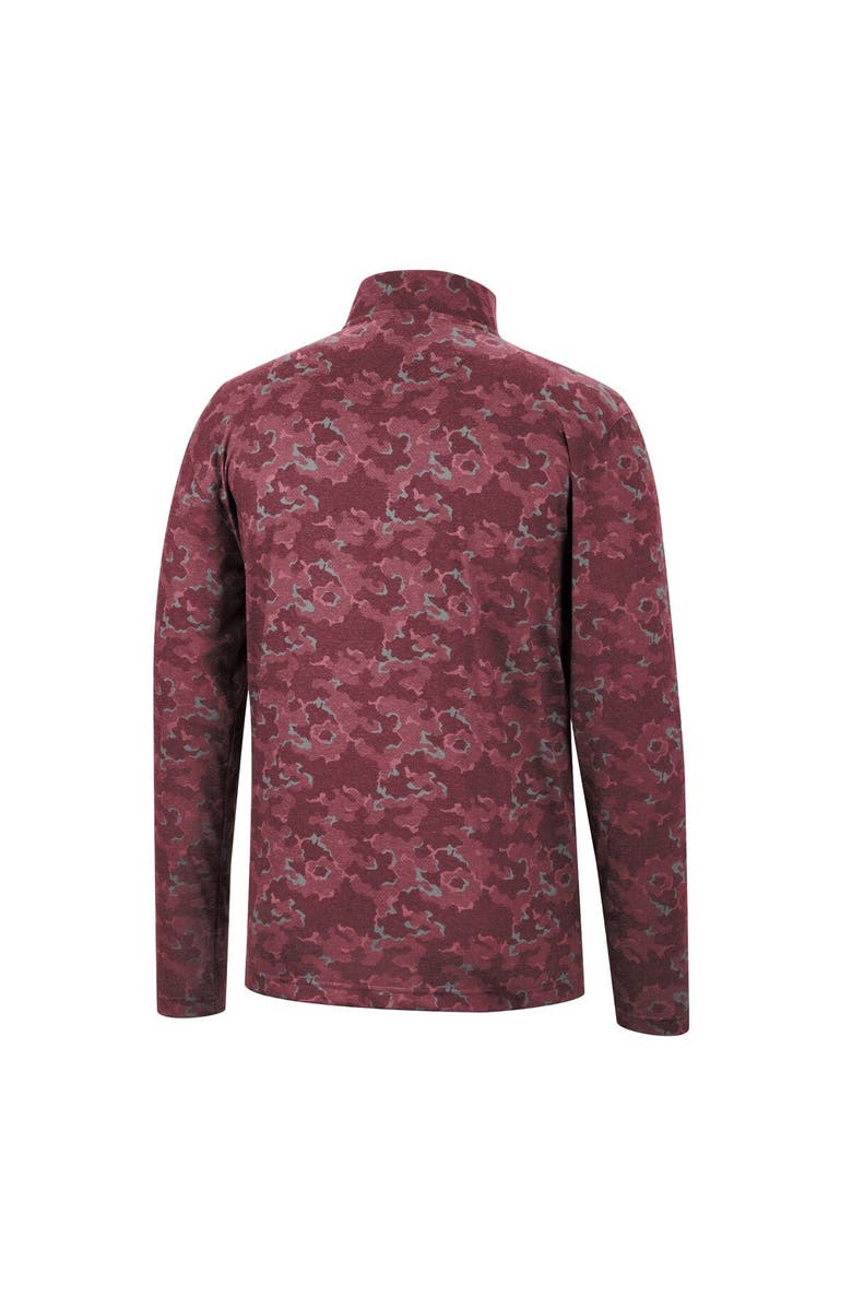 COLOSSEUM Men's Colosseum Maroon Arizona State Sun Devils Tivo Quarter-Zip Jacket, Alternate, color, Maroon