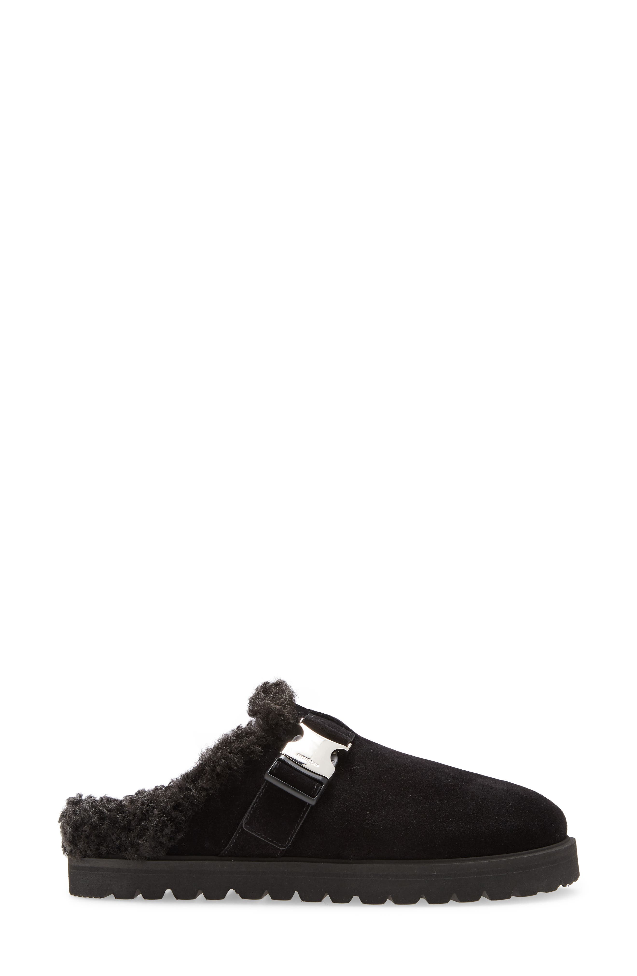 Moncler Mon Faux Shearling Mule, Alternate, color, 