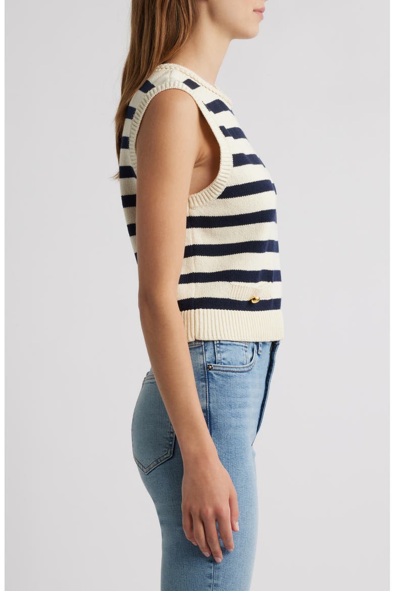 The Harbor Sleeveless Sweater, Alternate, color, NAVY MULTI