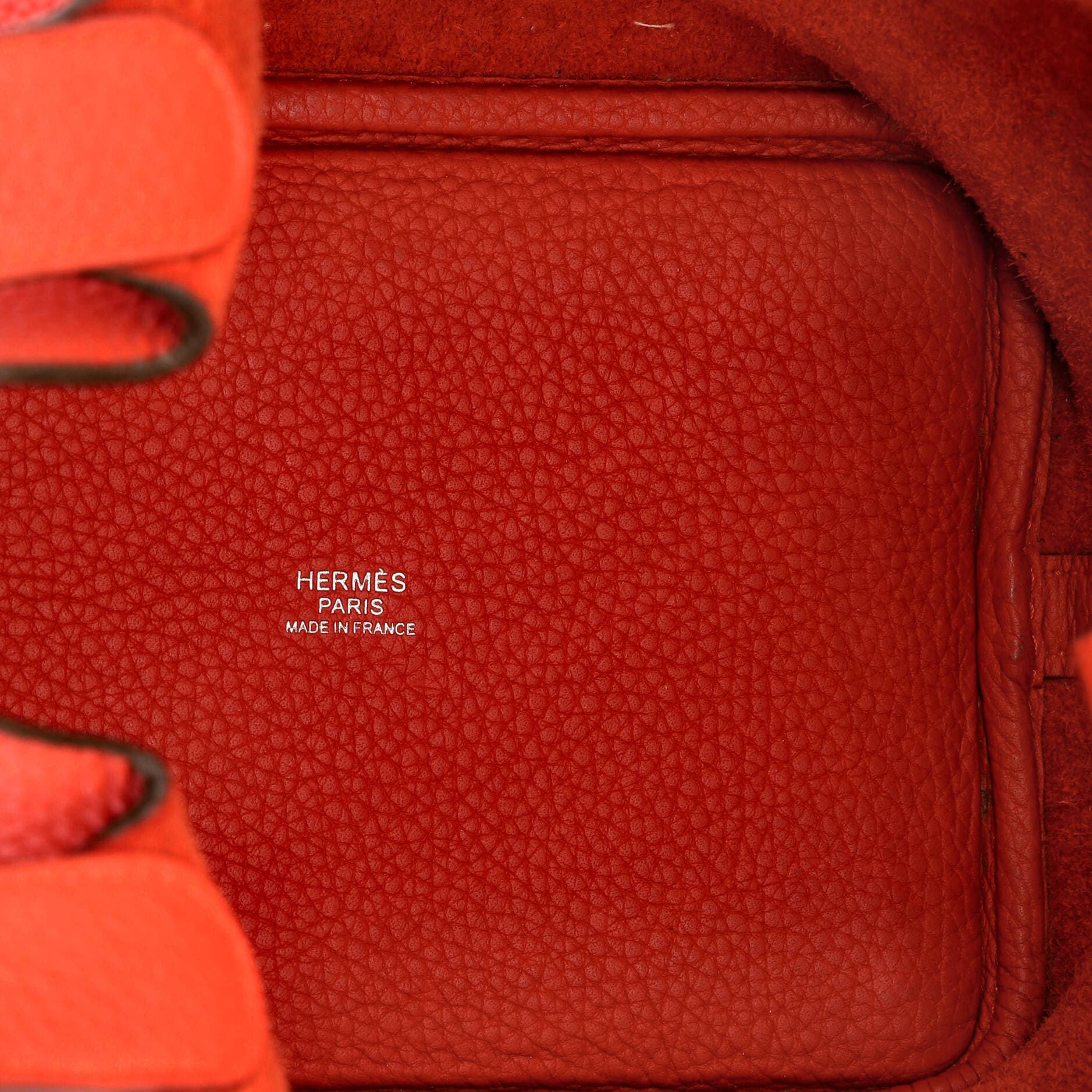 Pre-Owned Hermes Picotin Lock Bag Clemence PM, Alternate, color, Rouge Tomate