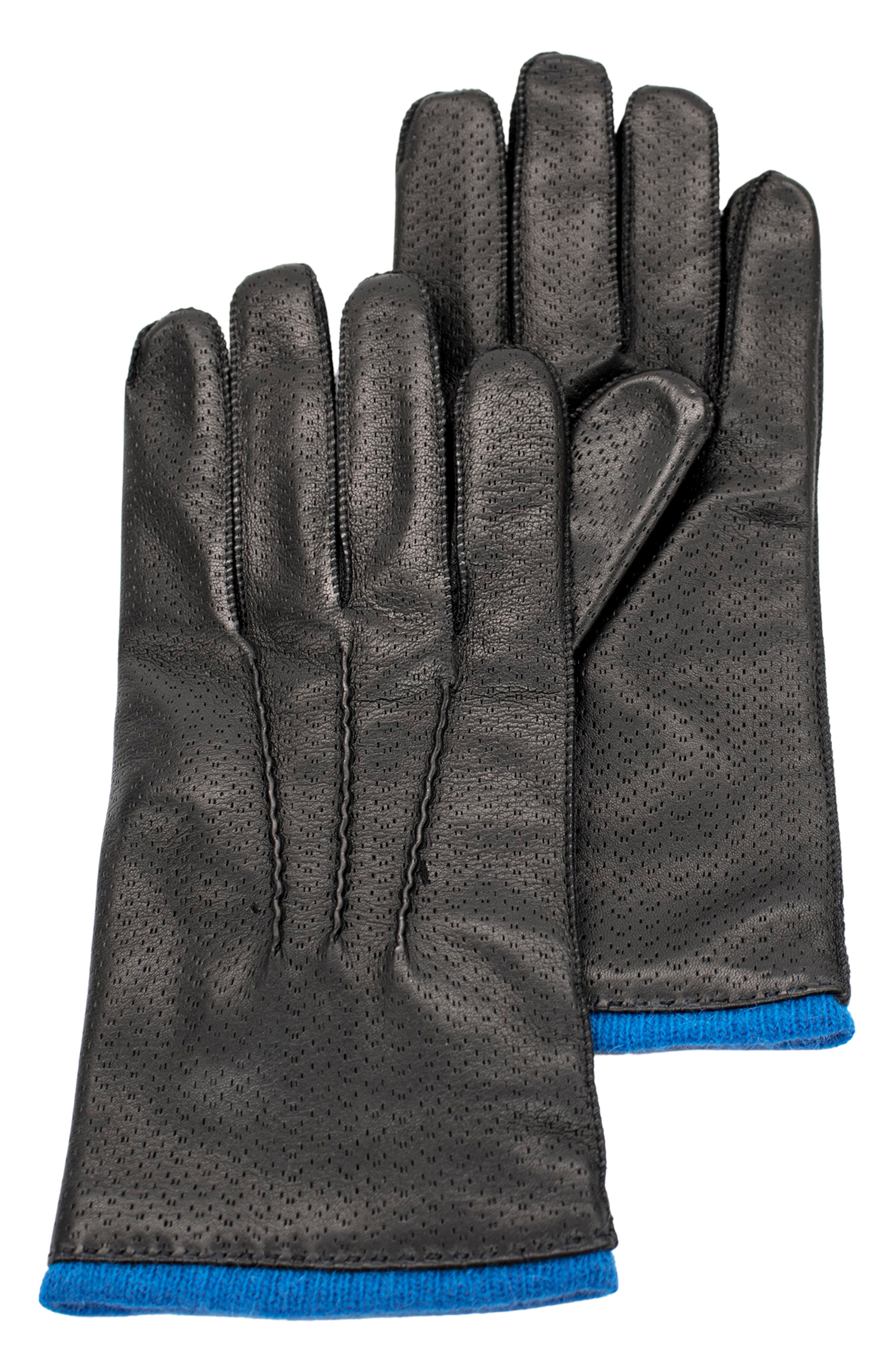 Portolano Perforated Leather Gloves