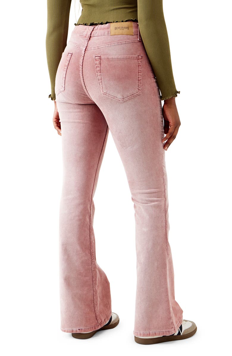 BDG Urban Outfitters Flare Leg Stretch Cotton Corduroy Pants, Alternate, color, 
